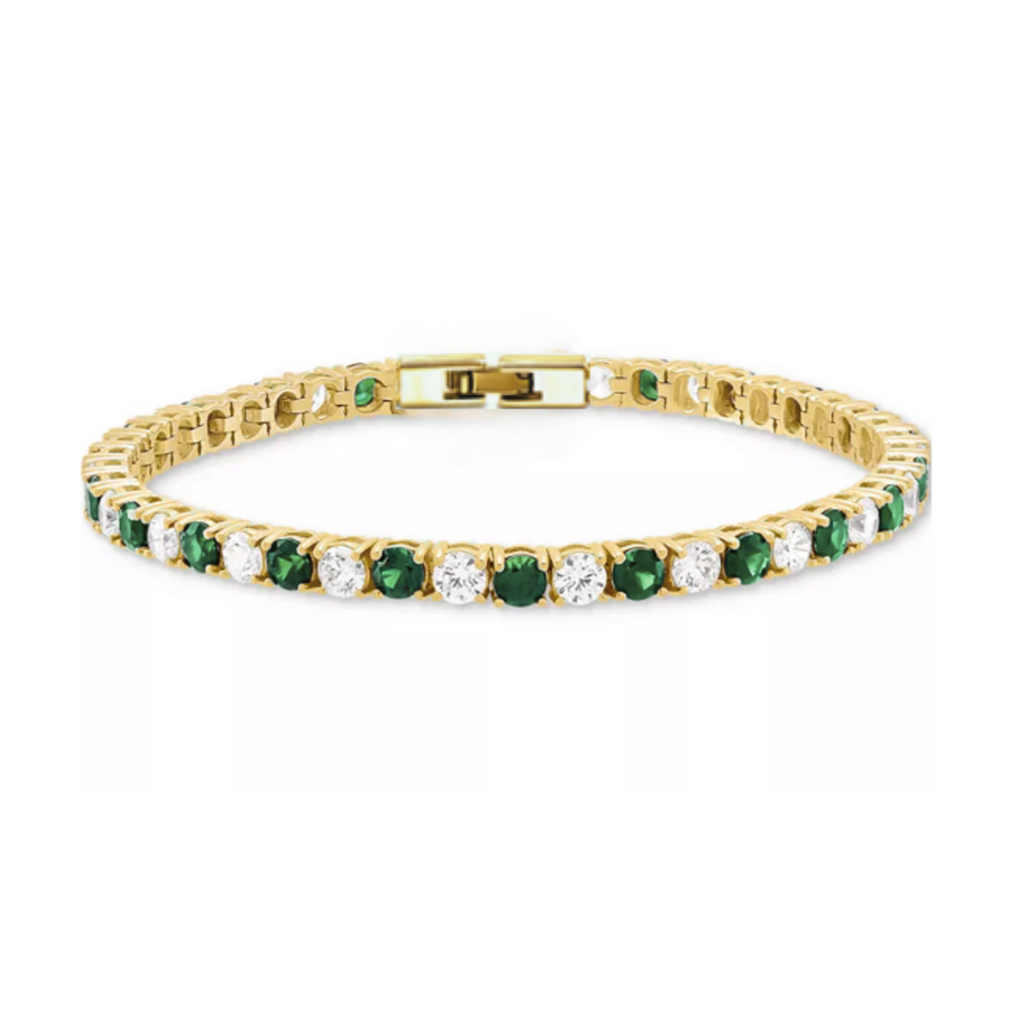 Goldtone Color Tennis Bracelet