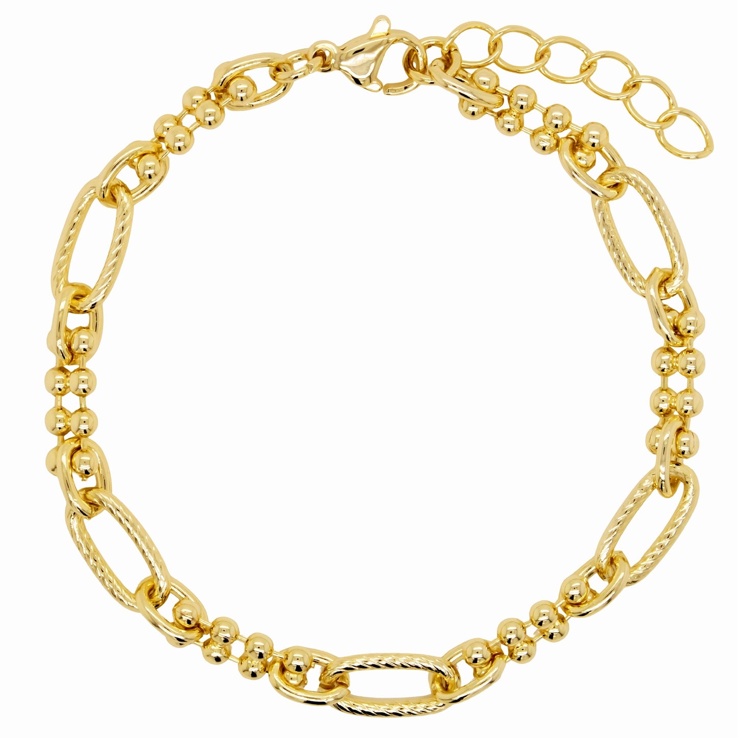Double Ball Link Bracelet