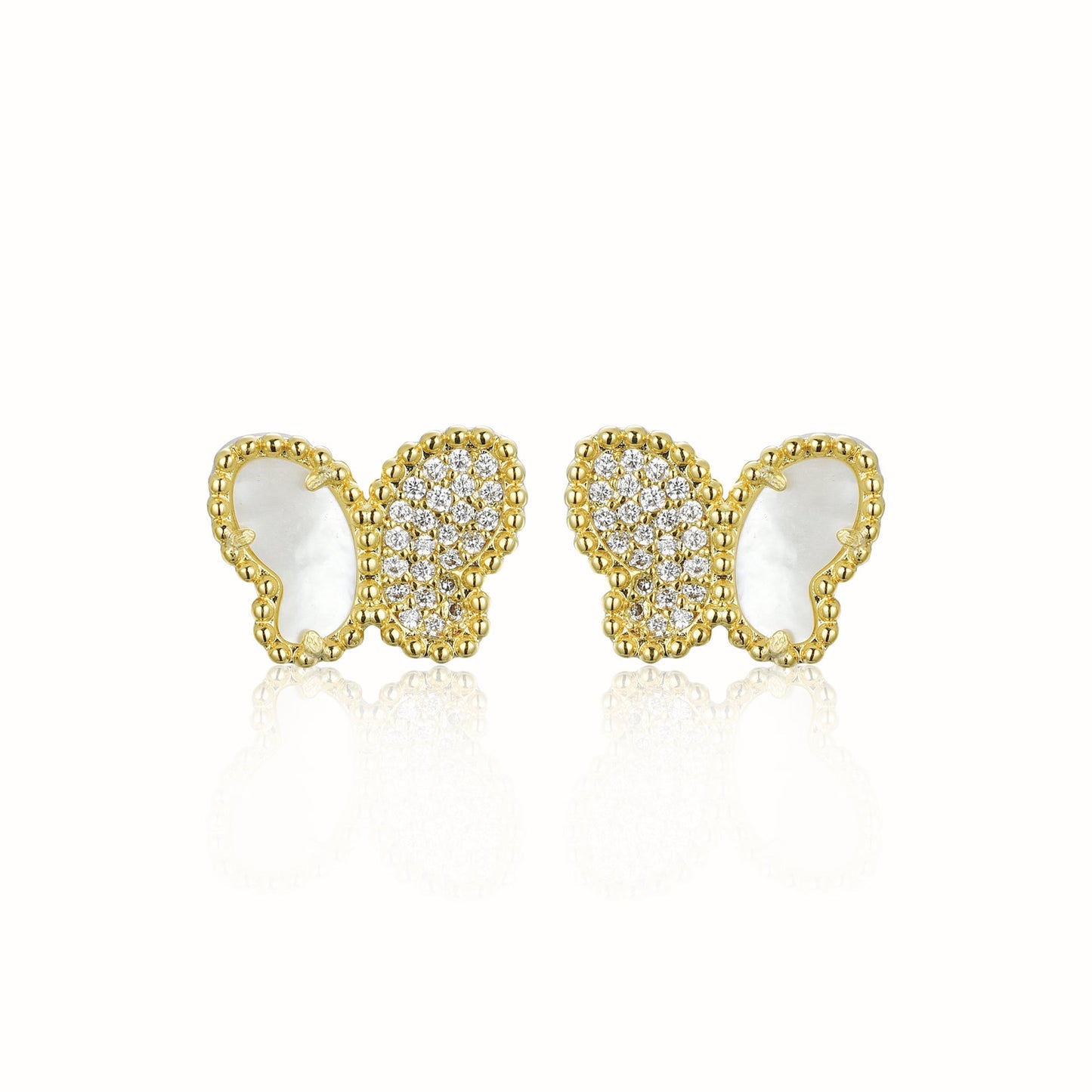Pave Butterfly Earring