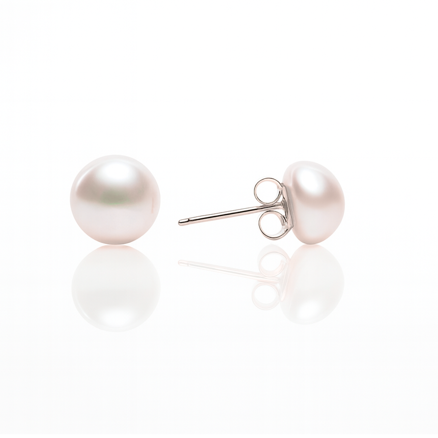 White Pearl Stud Earring