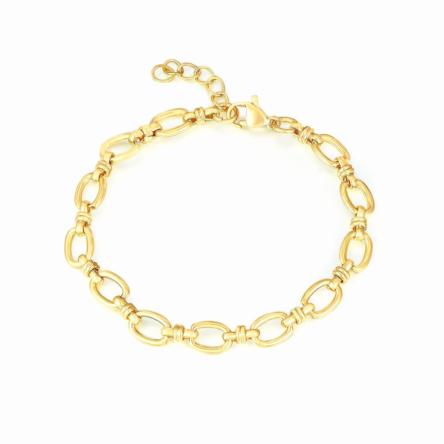 Gold Plated Chain Link Bracelet