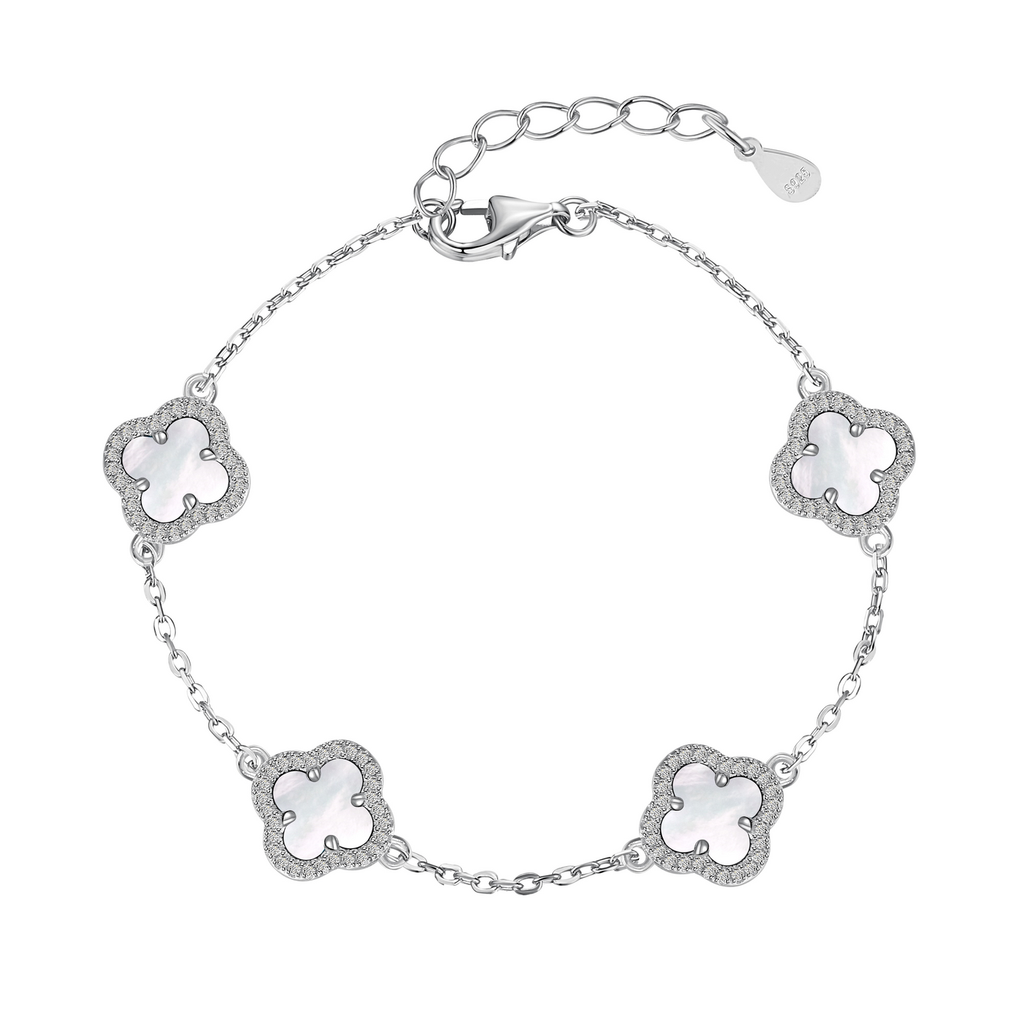 Mother of Pearl Small Clover Bracelet