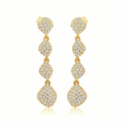 Gold Drop Dangle Earrings