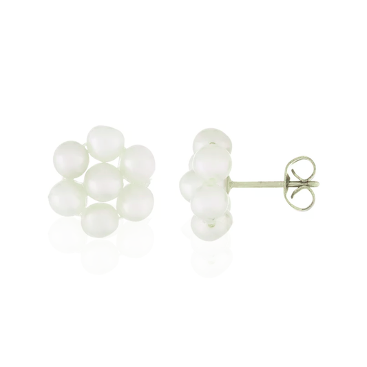 Flower Pearl Earring