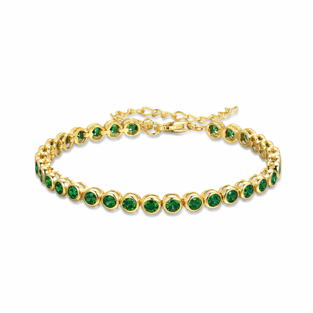 Round Color Tennis Bracelet