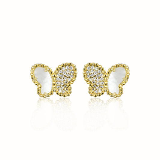 Pave Butterfly Earring