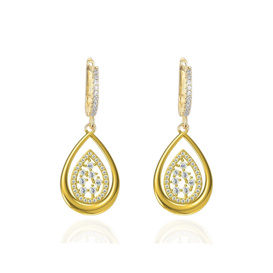 Oval Mixed Stone Earring