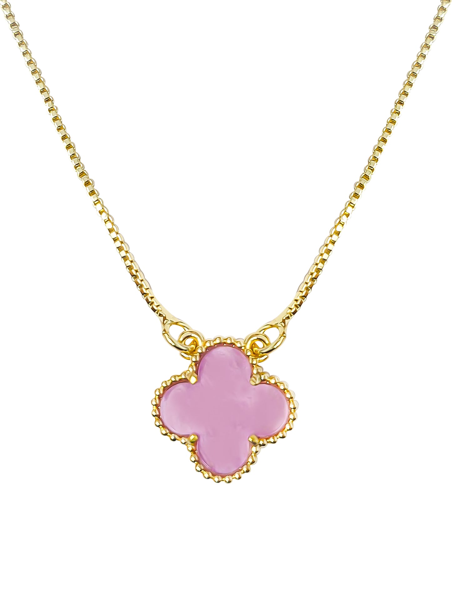 Gold Plated Clover Necklace