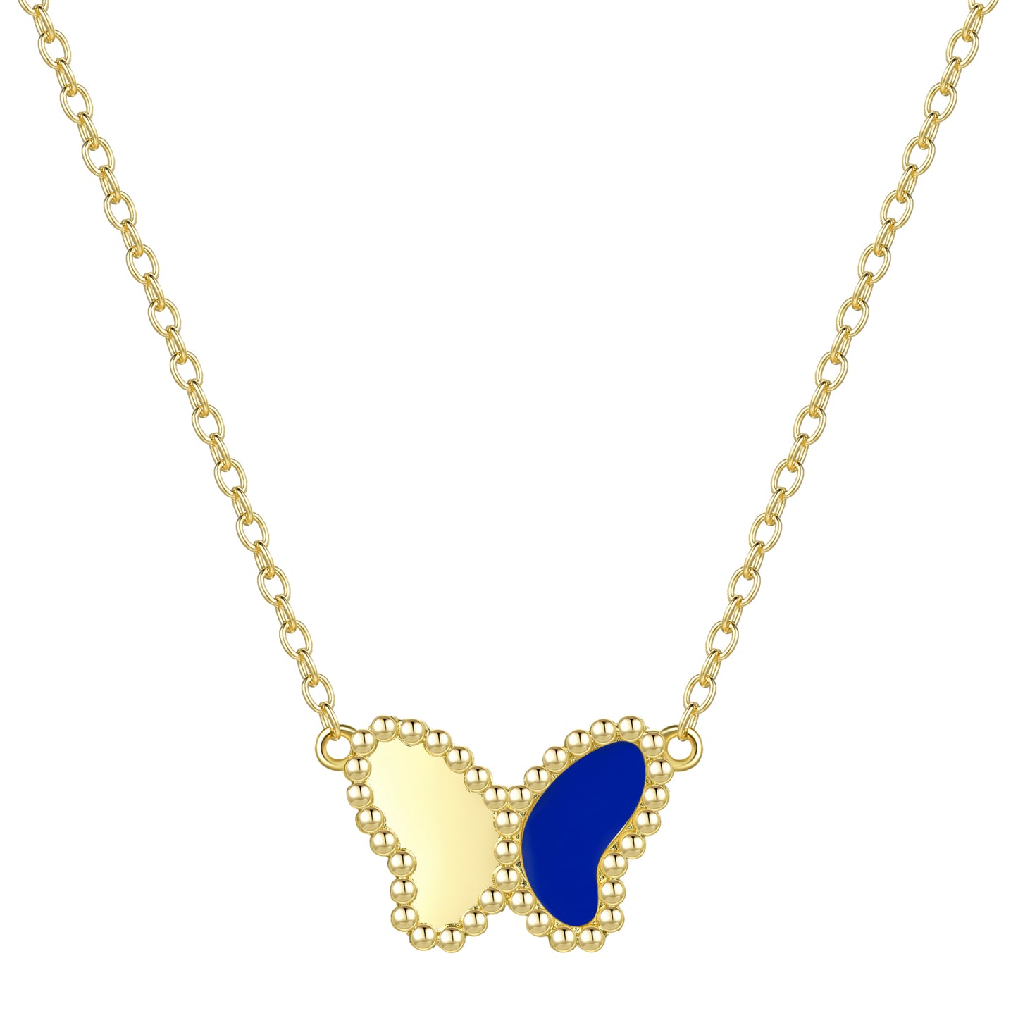 Gold Plated Butterfly Necklace