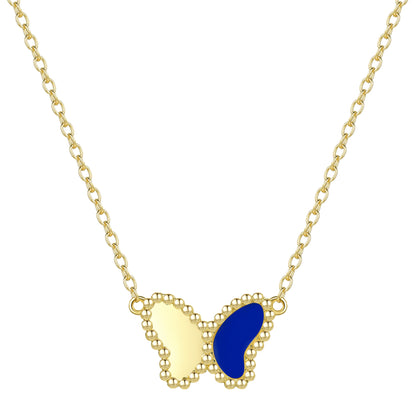 Gold Plated Butterfly Necklace