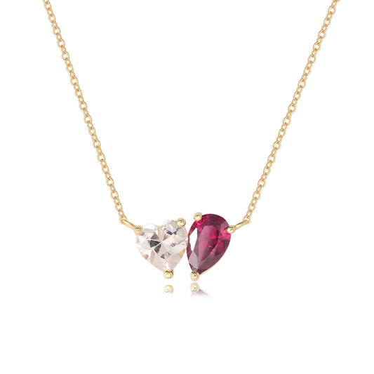 Heart Pear Necklace