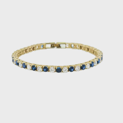 Goldtone Color Tennis Bracelet