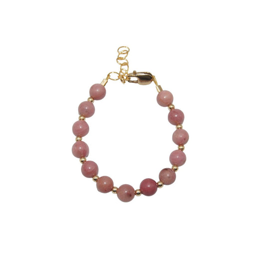 Mauve and Gold Bracelet
