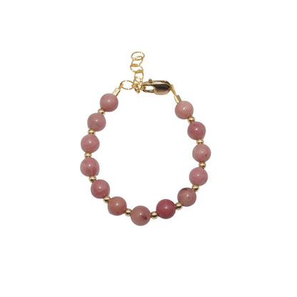 Mauve and Gold Bracelet