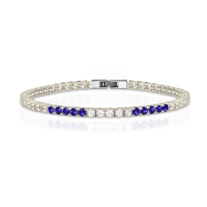Stainless Steel Colored Tennis Bracelet