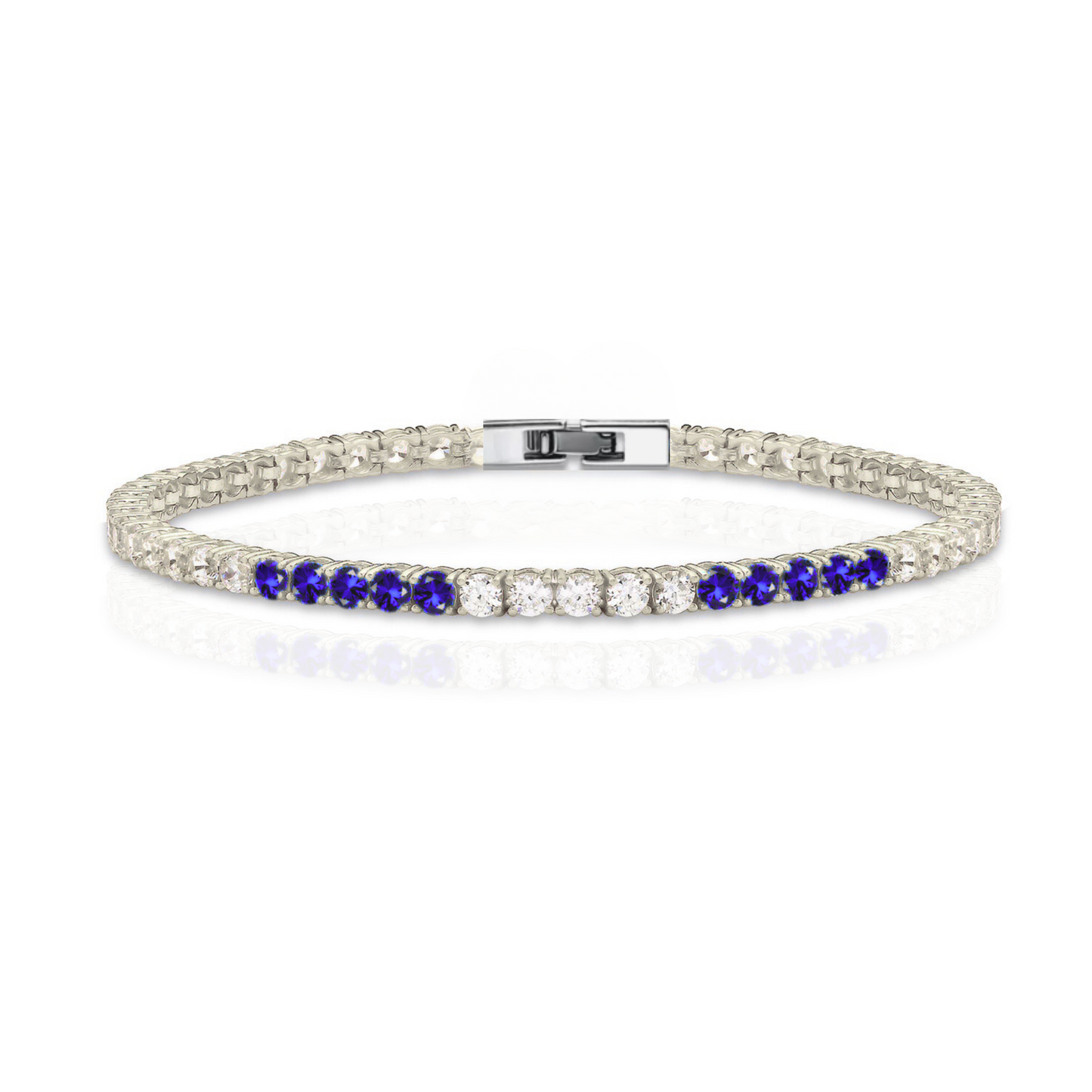 Stainless Steel Colored Tennis Bracelet