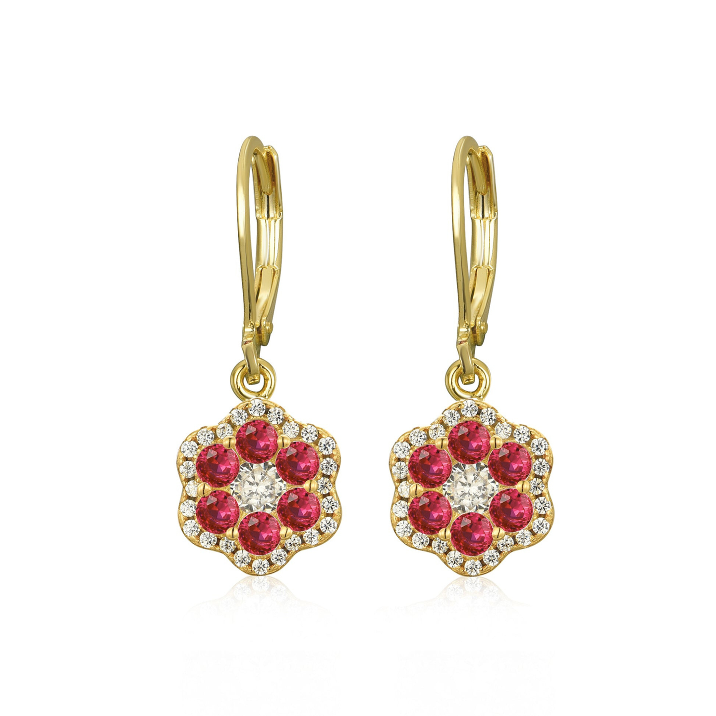 Flower Drop Earring