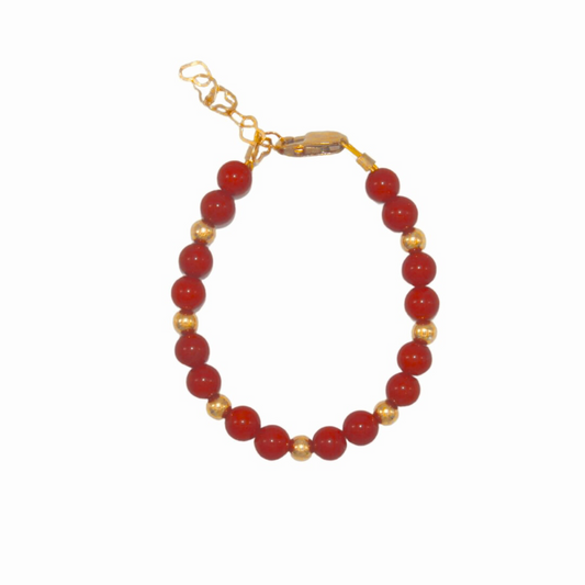 Red and Gold Bracelet