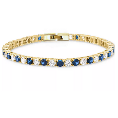 Goldtone Color Tennis Bracelet